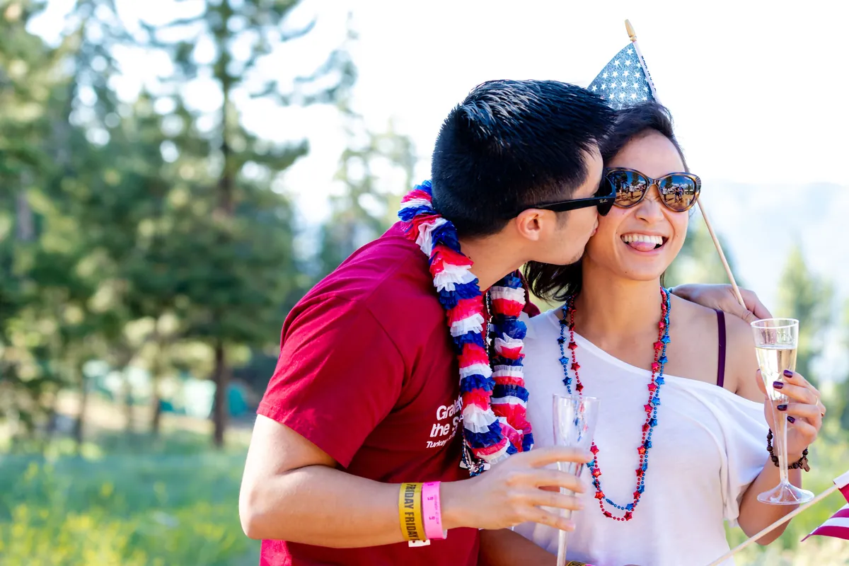 Illustrative stock photo of a couple in Portland, not real members